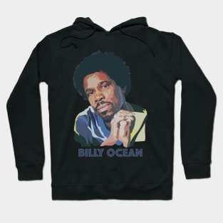 Billy Ocean with Text Hoodie